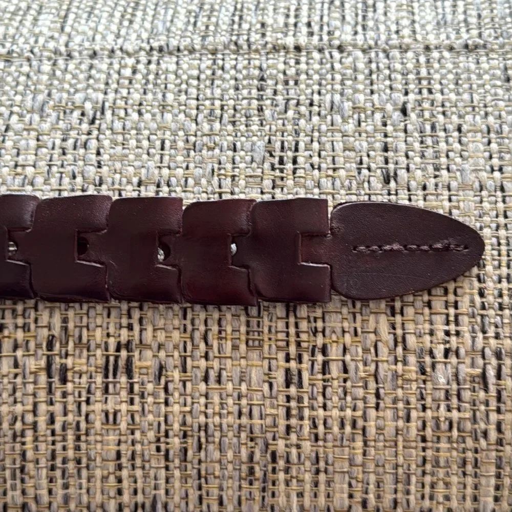 Leather linked belt - Picture 4 of 5
